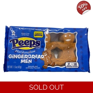 Peeps Marshmallow Gingerbread Men - Christmas Sweet Treats 3-Pack 42g